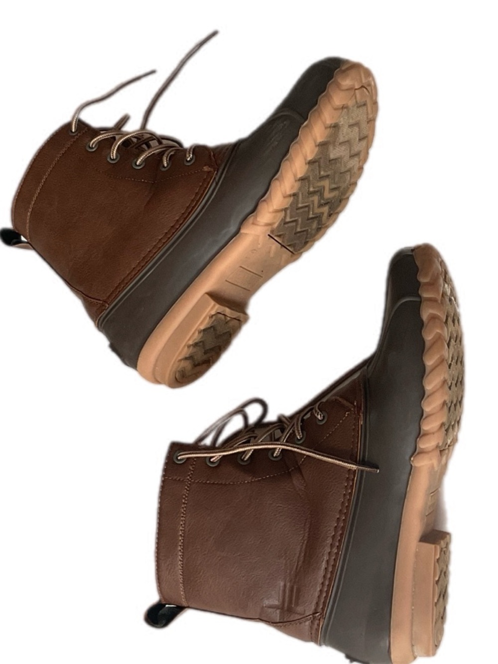 London Fog Seth Duck Boots – Cognac Brown - Picture 5 of 8